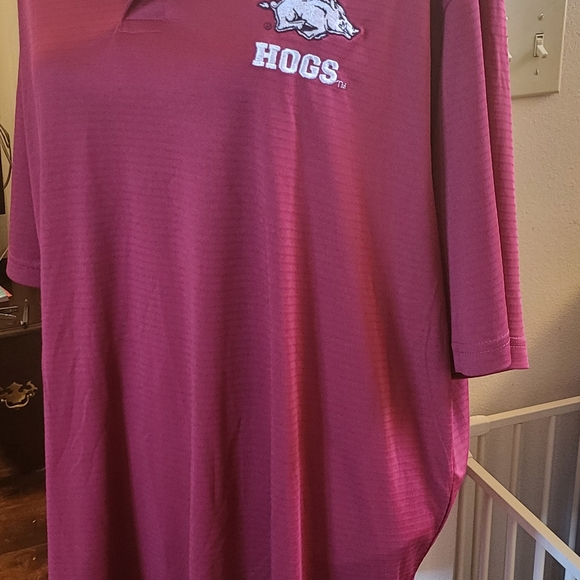 Arkansas Razorback Men's Polo Shirt with the Razorback Hog Logo Size: 2XL - Picture 8 of 12